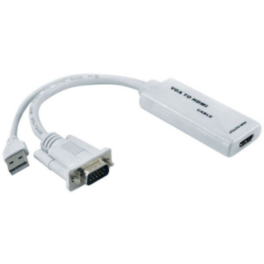 MicroConnect VGA + Audio to HDMI converter