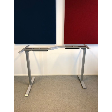 TC Easy Duo kulma sähkösäätöinen pöydänrunko harmaa, kaksi jalkaa | Pöydät