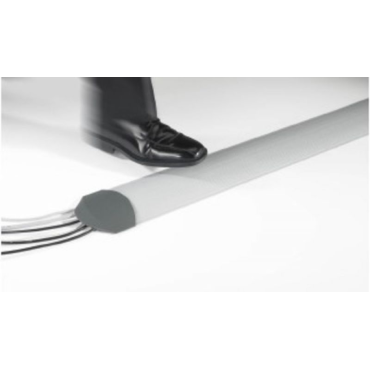 SERPA B15 lattialista johdoille 15cm x 3m vaaleanharmaa | Telineet ja kourut