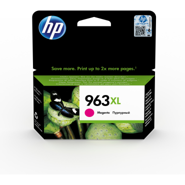 HP 963XL High Yeld Magenta Ink, riittoisuus  jopa 1600 sivua | HP