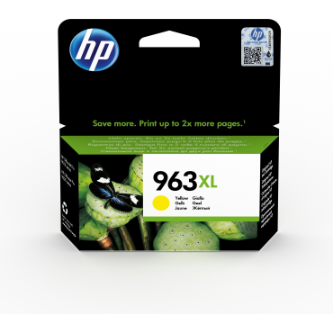 HP 963XL High Yield Yellow  Ink, riittoisuus  jopa 1600 sivua | HP