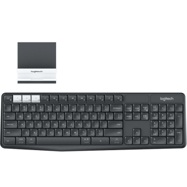 LOGITECH K375s Multi-Device Wireless Keyboard and Stand Combo (Nordic) | Näppäimistöt