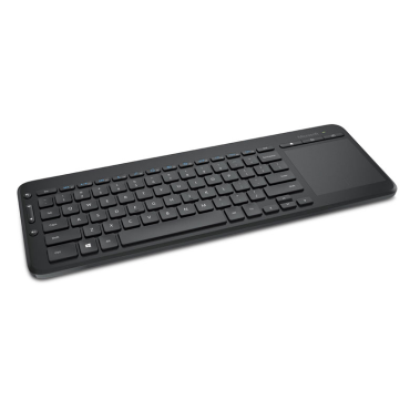Microsoft All-in-One Media Keyboard, langaton, USB, nanovastaanotin, musta
