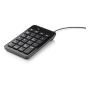 USB-numeronäppäimistö, 23 painiketta, 4 pikanäppäintä, musta | Näppäimistöt
