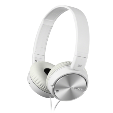 SONY HeadSer MDR ZX110NA Acrive NC/3,5mm 4-pinplug /Valkoinen