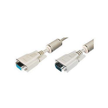 Digitus Monitor Extension Cable VGA, 3m, Valkoinen, Uros/naaras | VGA