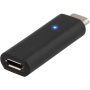 USB 2.0 adapter, Type C - Type Micro B F, black | Adapterit / Adapterikaapelit