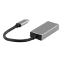 USB-C - DisplayPort-sovitin, USB-C uros - DP naaras, 3840 x 2160 taajuudella 60 Hz, tähtiharmaa | Adapterit / Adapterikaapelit