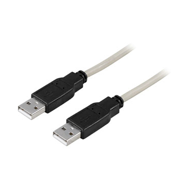USB 2.0 kaapeli A(u)-A(u), 2m
