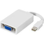 mini DisplayPort - VGA, 20-pin(u)-15-pin(n), 0,2m, valkoinen/harmaa | Adapterit / Adapterikaapelit