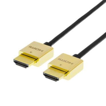 Deltaco Prime ultraohut High Speed with Ethernet HDMIa(u)-HDMIa(u) 2m musta