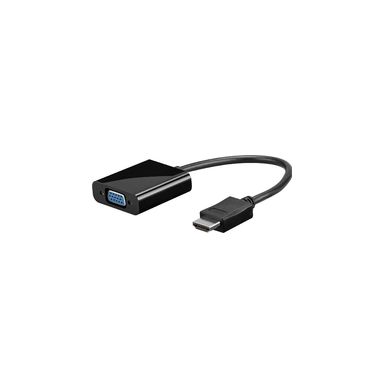 MicroConnect Adapter HDMI - VGA M/F, Black Support Audio, 1920*1200 (max) USB to Micro B for chargin | Adapterit / Adapterikaape
