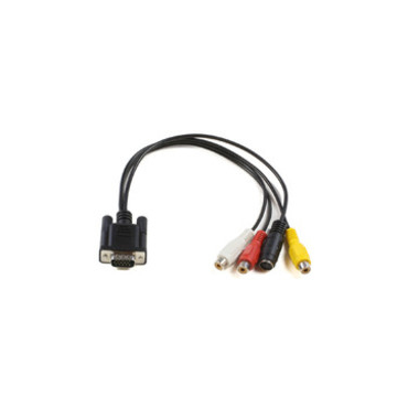 MicroConnect VGA to S-video 3x RCA 0,3m | Adapterit / Adapterikaapelit