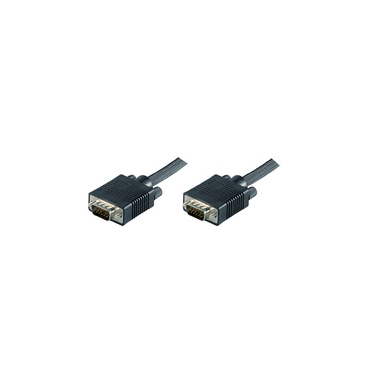 MicroConnect SVGA HD15 30m M-M Black | VGA