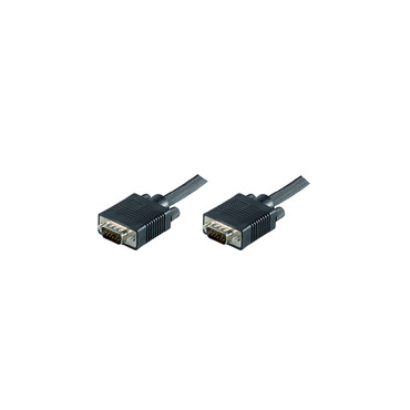 MicroConnect SVGA HD15 30m M-M Black