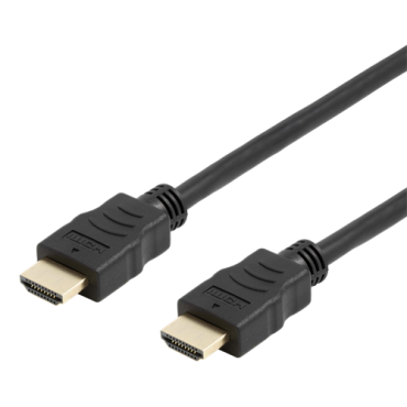 HDMI-kaapeli (taipuisa) 3m, 4K, UHD @ 60 Hz, High Speed HDMI with Ethernet, kullatut liittimet, 19-p | HDMI