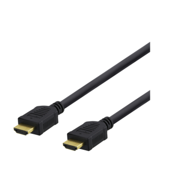 HDMI -kaapeli, 0,5m, High Speed, Ethernet, 4K UHD, musta | HDMI