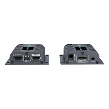HDMI-vahvistin, pidentää kantamaa jopa 40 metrillä, toimii Ethernet-kaapelin avulla, EDID, PoE, infr