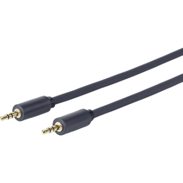 Vivolink 3.5MM Cable LSZH M-M 5 Meter ultra flexible, 24AWG heavy duty, double-shielding, gold-plat | AV-kaapelit