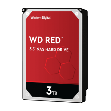 WD Red 3TB 6Gb/s SATA HDD 24/7 SOHO NAS | Sisäiset