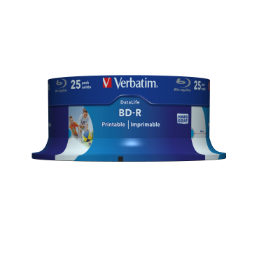 VERBATIM BD-R 25GB 6x Blue Ray levy (25kpl/pkt)