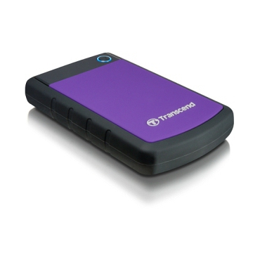 TRANSCEND Storejet 25H3P Mobile USB3, 1TB, Violet Anti-Shock | Ulkoiset