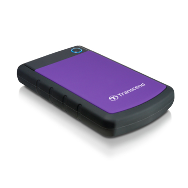 TRANSCEND Storejet 25H3P Mobile USB3, 2TB, Violet  Anti-Shock | Ulkoiset