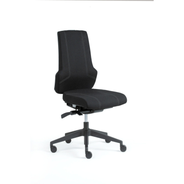 COMFO 3015 musta toimistotuoli ilman käsinojia ja niskatukea | Tuolit