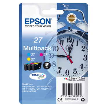 EPSON 27 mulitpack CMY ink blister