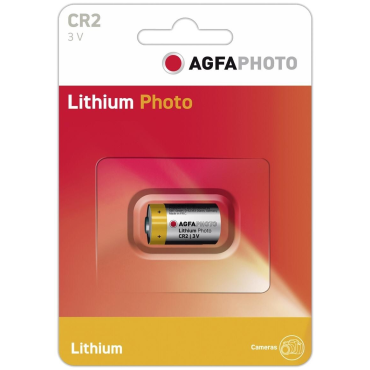 AgfaPhoto CR-2, 3V 1kpl Litium (12kpl/pkt) | Paristot ja pienvirtalaitteet