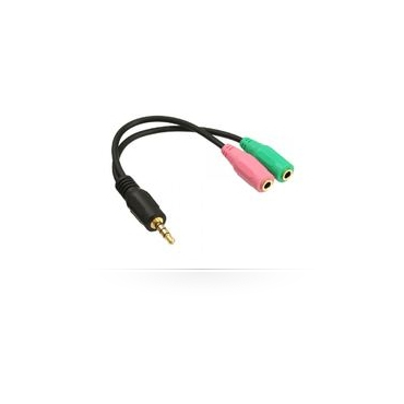 MicroConnect Audio Headset Adapter Cable, 0.25cm | AV-kaapelit