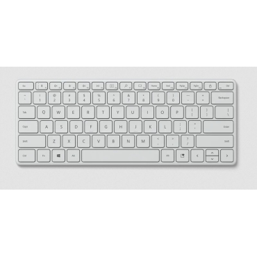 MS Designer Compact Keyboard BT EN/DA/FI/NO/SV Nordic Hdwr Glacier