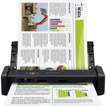 Epson WorkForce DS-360W - Asiakirjaskanneri - Dupleksi - A4 - 600 dpi x 600 dpi - jopa 25 sivua/min | Skannerit ja viivakoodinlu