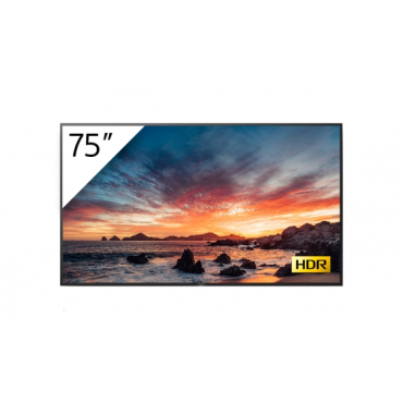 Sony 75″ FWD-75X80H/T, 3840x2160, 500nits, Speakers, Wi-Fi, Android OS, TV-Tuner