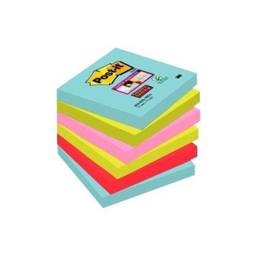 POST-IT 654 Super Sticky Miami viestilappu 6nid/pkt | Viestilaput ja teippimerkit