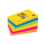Post-it® 655 Super Sticky viestilappu 127x76mm Carnival 6nid/pkt | Viestilaput ja teippimerkit
