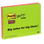Post-it® Super Sticky Meeting Notes A5 viestilappu neonvärit 4nid/pkt | Viestilaput ja teippimerkit