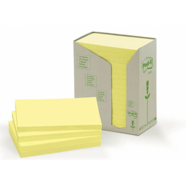 POST-IT 655 ekologinen keltainen 76x127mm