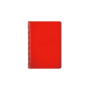 Kierrevihko A5/80sivua muovikantinen punainen | Vihot ja kirjat