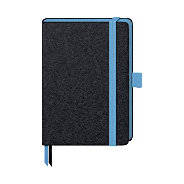 Kompagnon Trend muistikirja 9,5x12,8cm sininen, viivoitettu