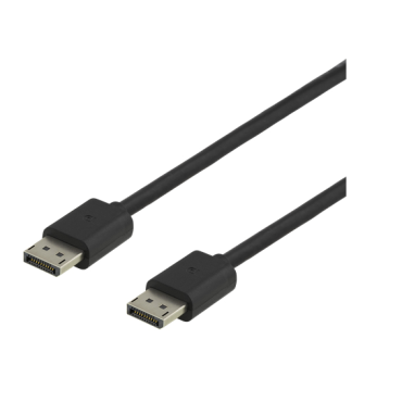 DisplayPort-kaapeli, 1 m, 8K, DP 1.4, DSC 1.2, musta | DisplayPort