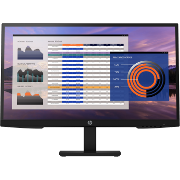 HP P27h G4 27inch FHD IPS 16:9 Height Adjust Monitor 3/3/0 | LCD- / LED-näytöt