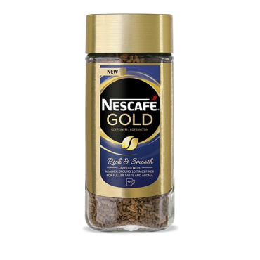 Pikakahvi Nescafé Gold 100g kofeiiniton  (12kpl/pkt)