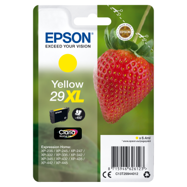 EPSON Singlepack Yellow 29XL Claria Home Ink | Epson