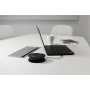 DELTACO OFFICE USB-neuvottelukaiutin, 3,5 mm liitäntä, VoIP, Skype for Business, musta | Kaiuttimet ja mikrofonit