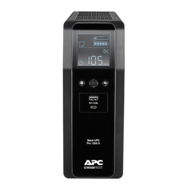 APC Back UPS Pro BR 1200VA Sinewave 8 Outlets AVR LCD interface