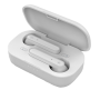 Sign Freedom wireless headphones with charging case, White | Kuulokkeet
