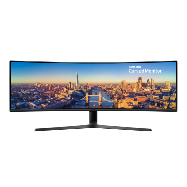 SAMSUNG LC49J890DKRXEN 49inch Curved VA LED FHD 3840x1080 32 9 144Hz 1ms DP HDMI USB Type C USB hub 