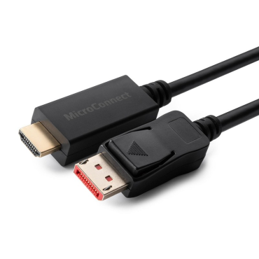 MicroConnect 4K DisplayPort 1.2 - HDMI 2.0 Cable 2m | HDMI