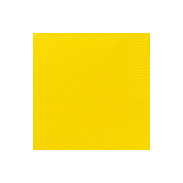 DUNI kahviliina keltainen 24x24cm ¼-taitto 300kpl/pkt | Kertakäyttöastiat